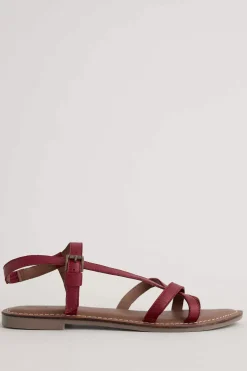 Women Seasalt Cornwall Sea Step Strappy Leather Sandals