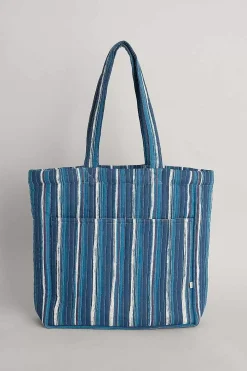 Women Seasalt Cornwall Singing Water Quilted Tote Bag