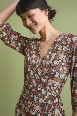 Women Seasalt Cornwall Sowena Jersey Wrap Dress