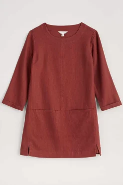 Women Seasalt Cornwall St Agnes Clay Ramie-Blend Tunic