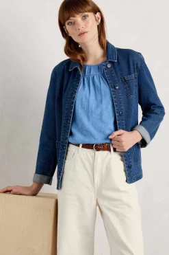 Women Seasalt Cornwall Stenalees Gathered Top