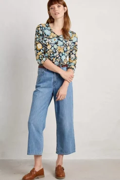 Women Seasalt Cornwall Studio Glass 3/4 Sleeve Top