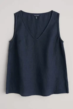 Women Seasalt Cornwall Sunlit Seagrass Linen Vest