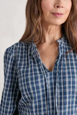 Women Seasalt Cornwall Winnard 3/4 Sleeve Top (Gots)