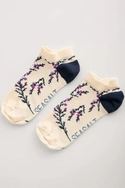 Women Seasalt Cornwall Women's Arty Organic Cotton Trainer Socks