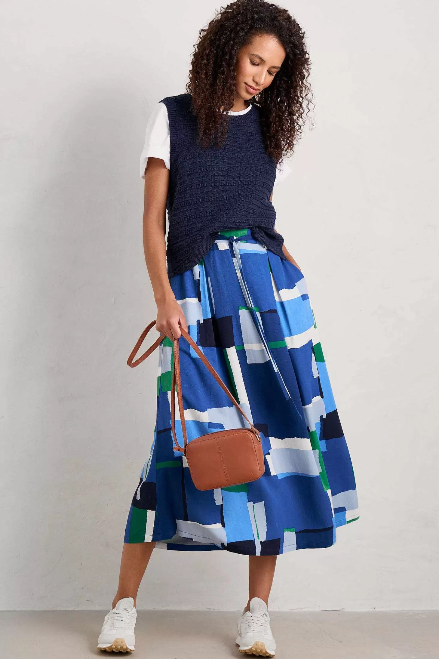 Women Seasalt Cornwall Allantide Midi Skirt