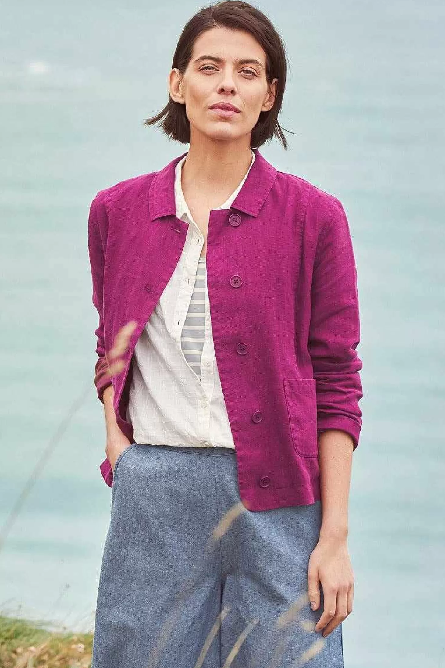 Women Seasalt Cornwall Arame Linen Jacket