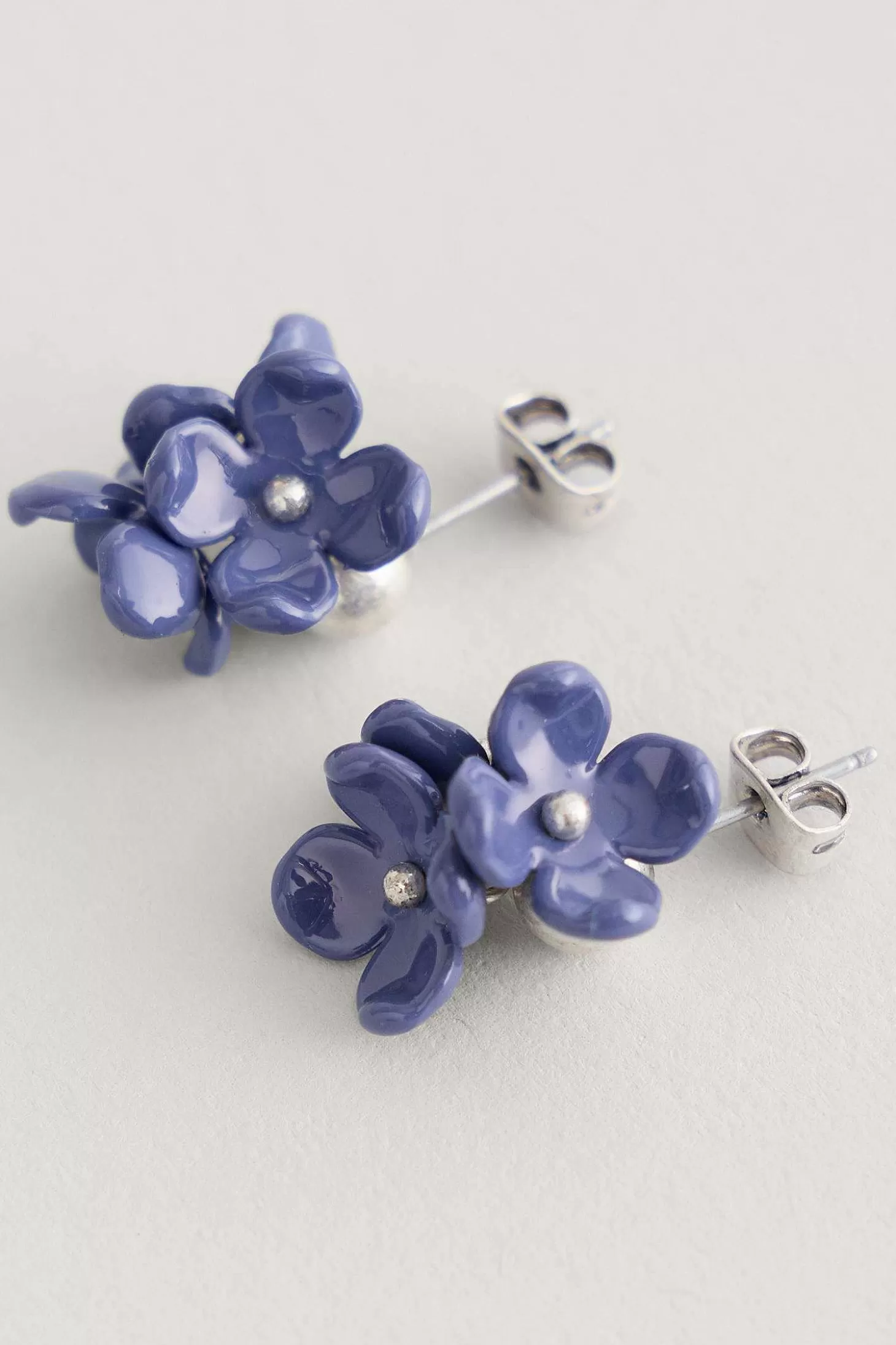 Women Seasalt Cornwall Corsage Flower Bead Earrings