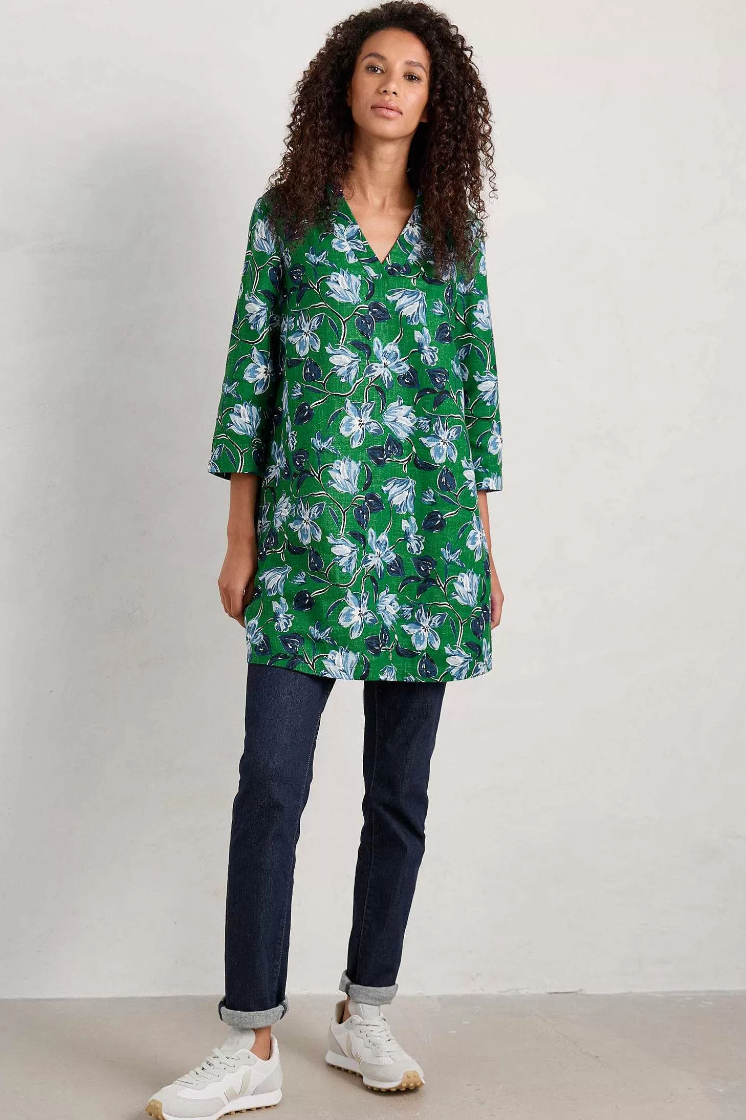 Women Seasalt Cornwall Curves Flow Ramie Tunic