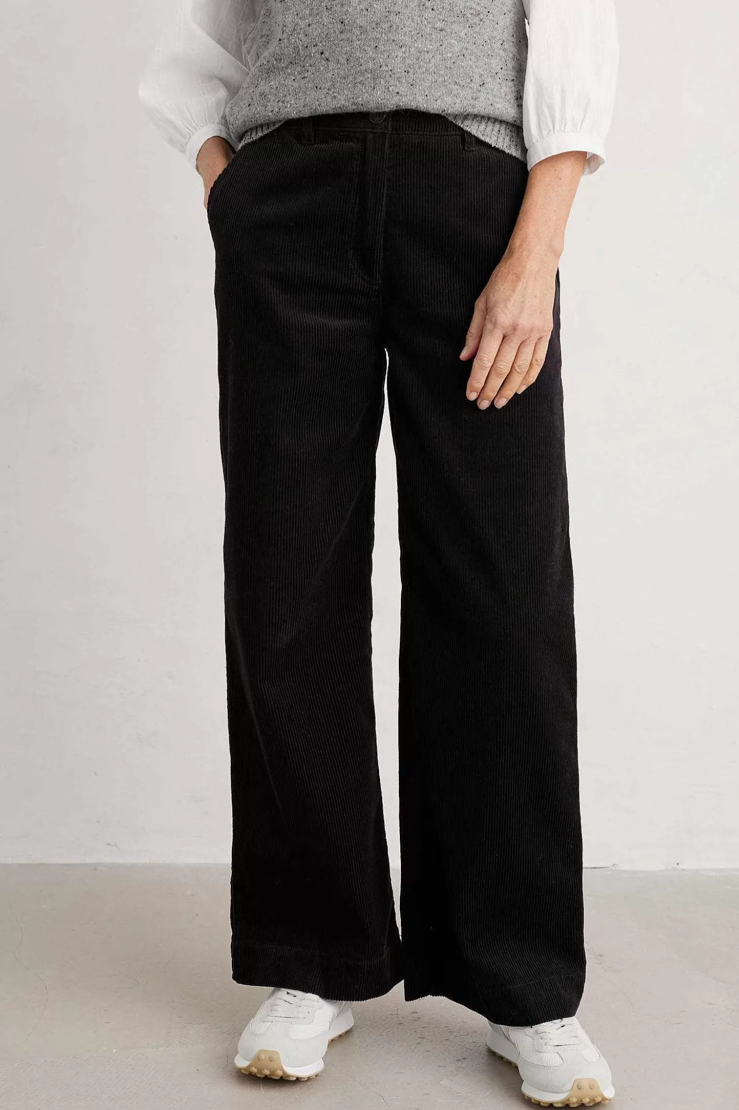 Women Seasalt Cornwall Dillwyn Wide Leg Cord Trouser