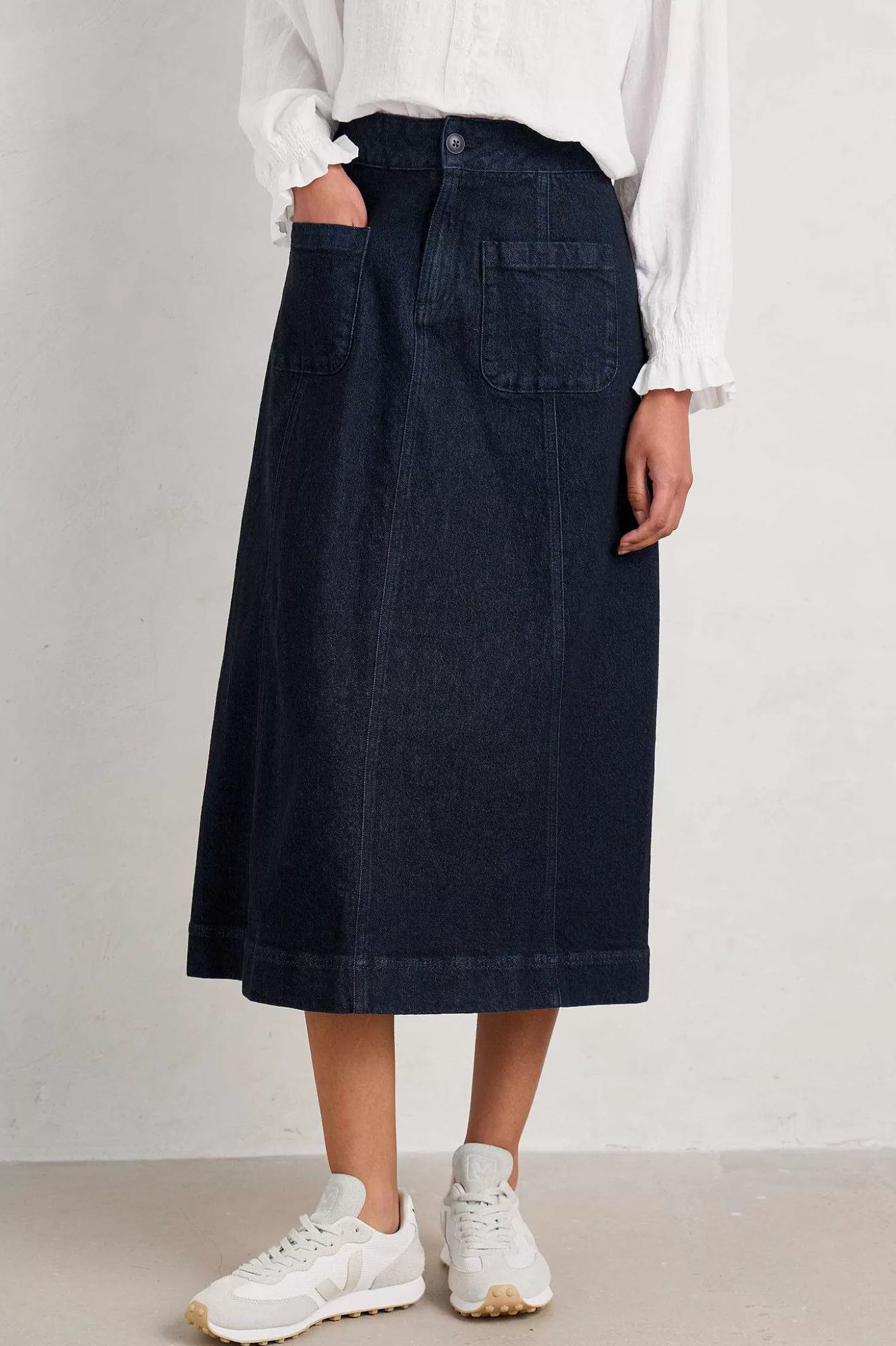 Women Seasalt Cornwall Dusk Journey Skirt