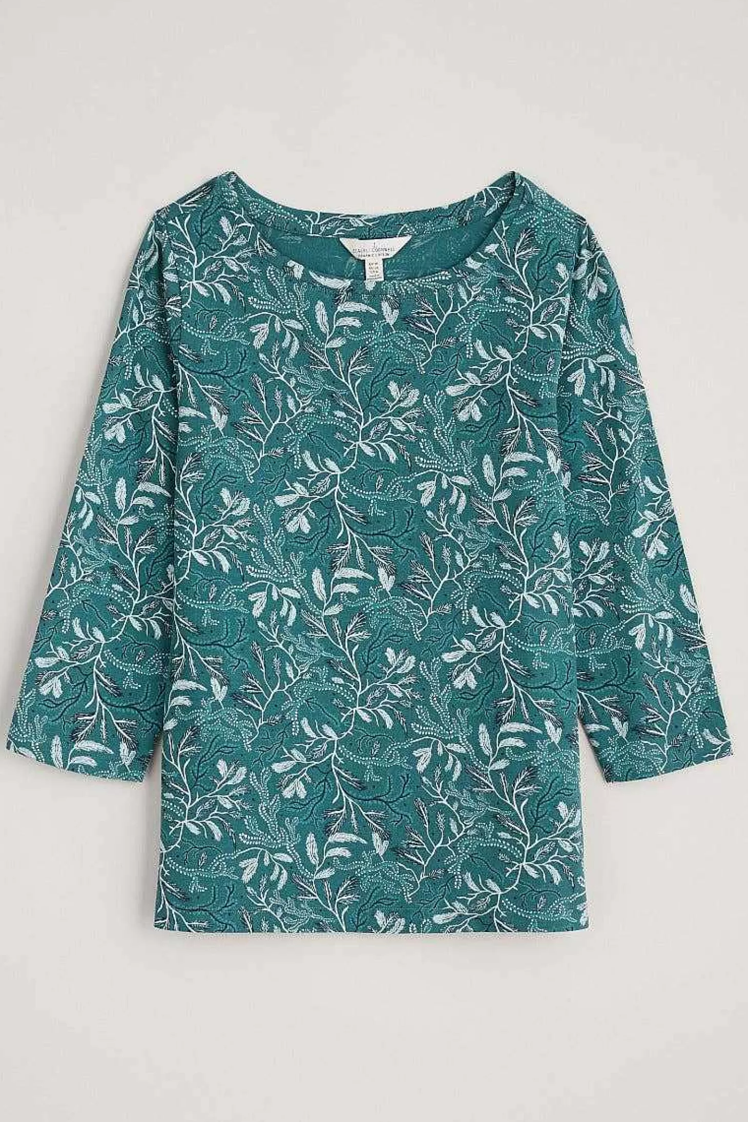 Women Seasalt Cornwall Easel 3/4 Sleeve Top