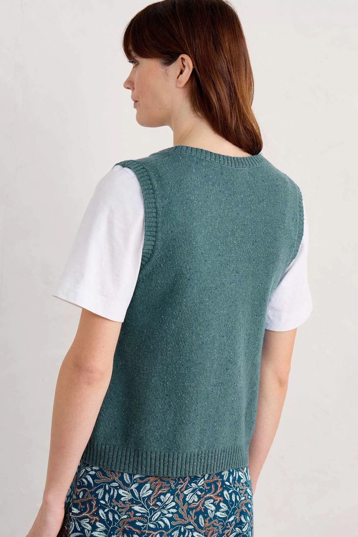 Women Seasalt Cornwall East View Knitted Vest