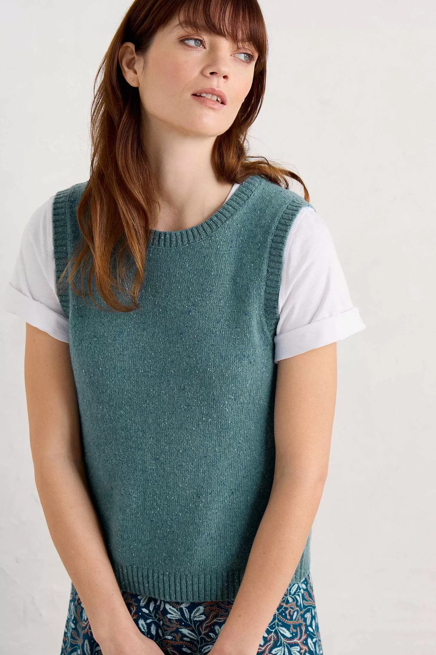 Women Seasalt Cornwall East View Knitted Vest