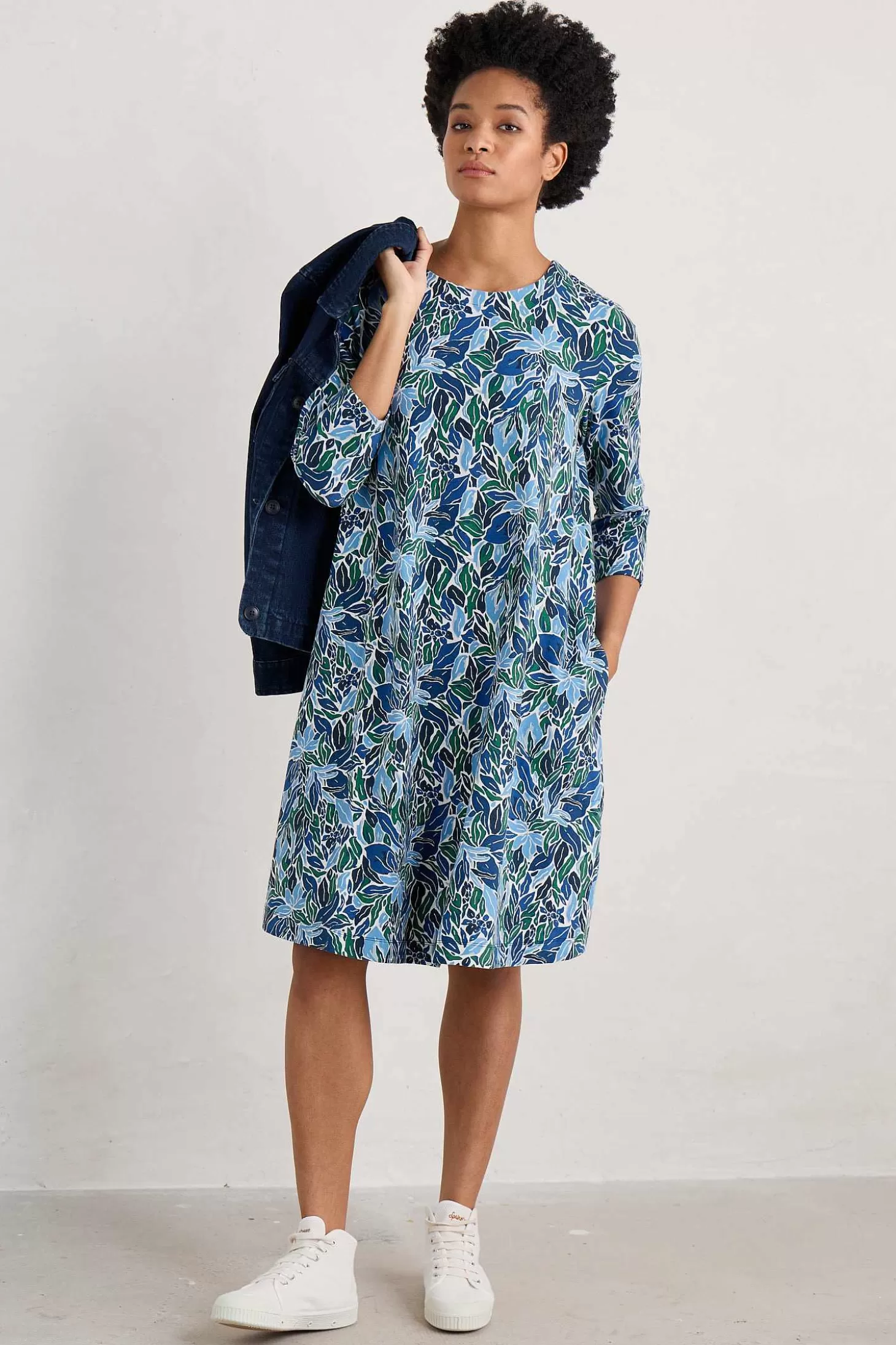 Women Seasalt Cornwall Ebb Flow Jersey Dress