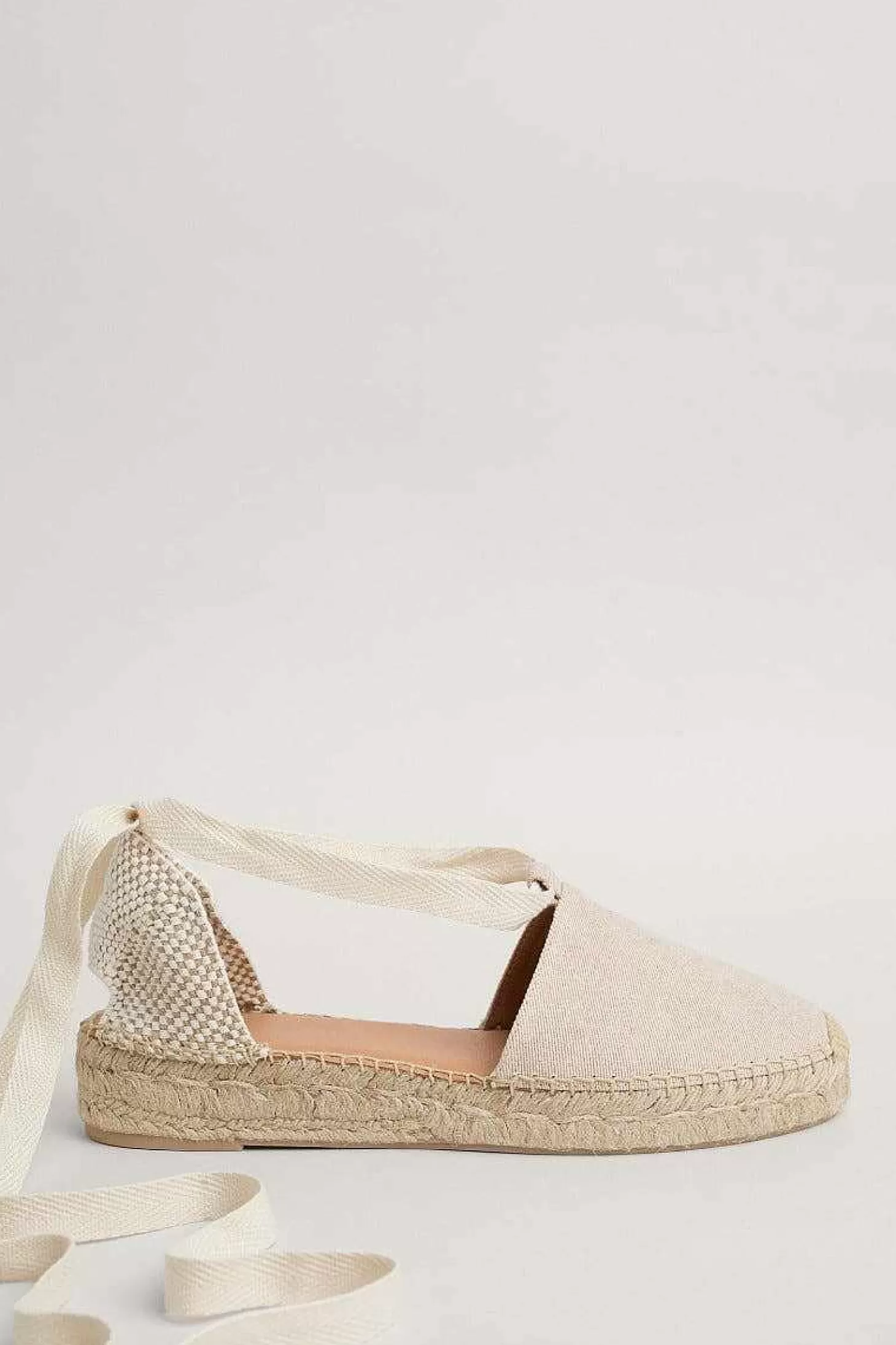 Women Seasalt Cornwall Fern Path Ankle Tie Cotton Espadrilles