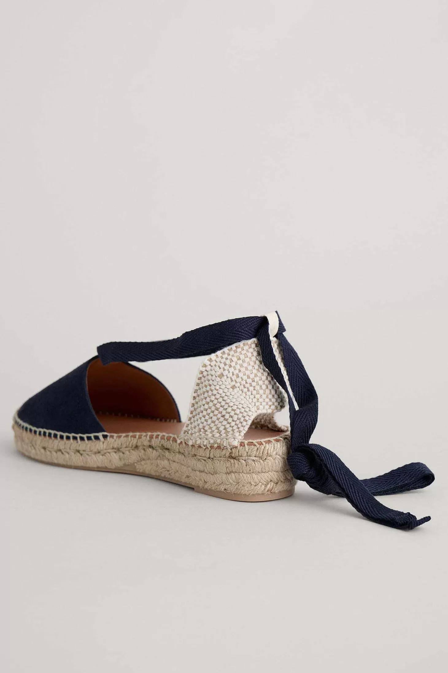 Women Seasalt Cornwall Fern Path Suede Wedge Espadrilles