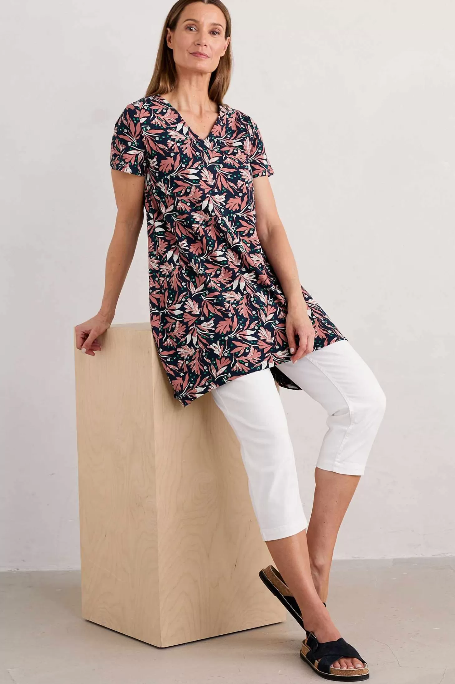 Women Seasalt Cornwall Field Guide V-Neck Tunic