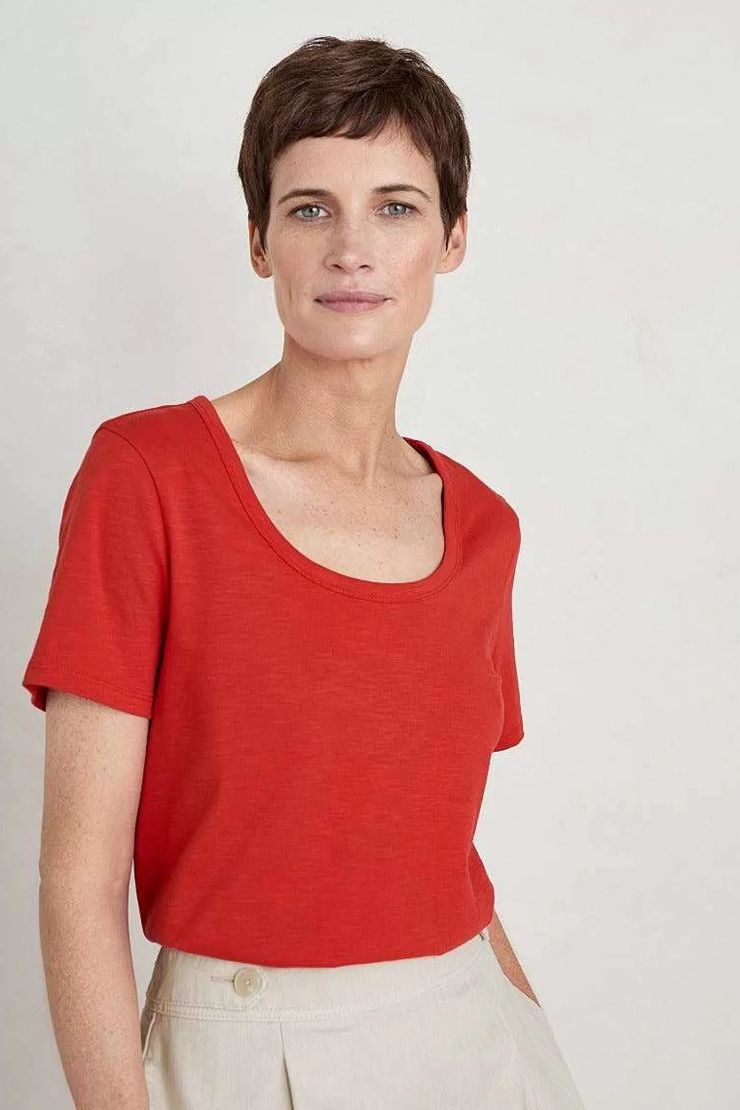 Women Seasalt Cornwall Gala Scoop Neck T-Shirt