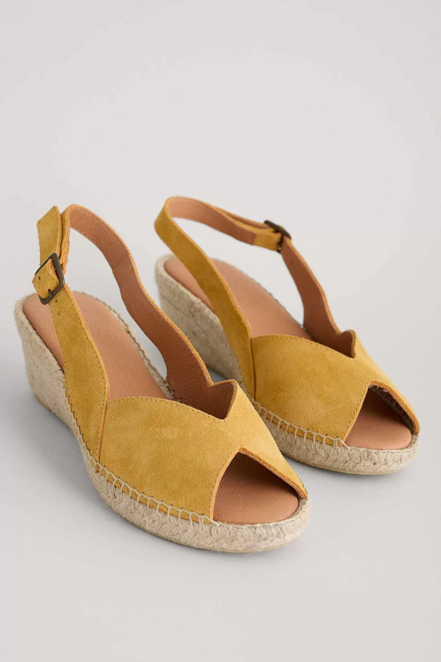 Women Seasalt Cornwall Hazy Dawn Low Heel Suede Espadrilles