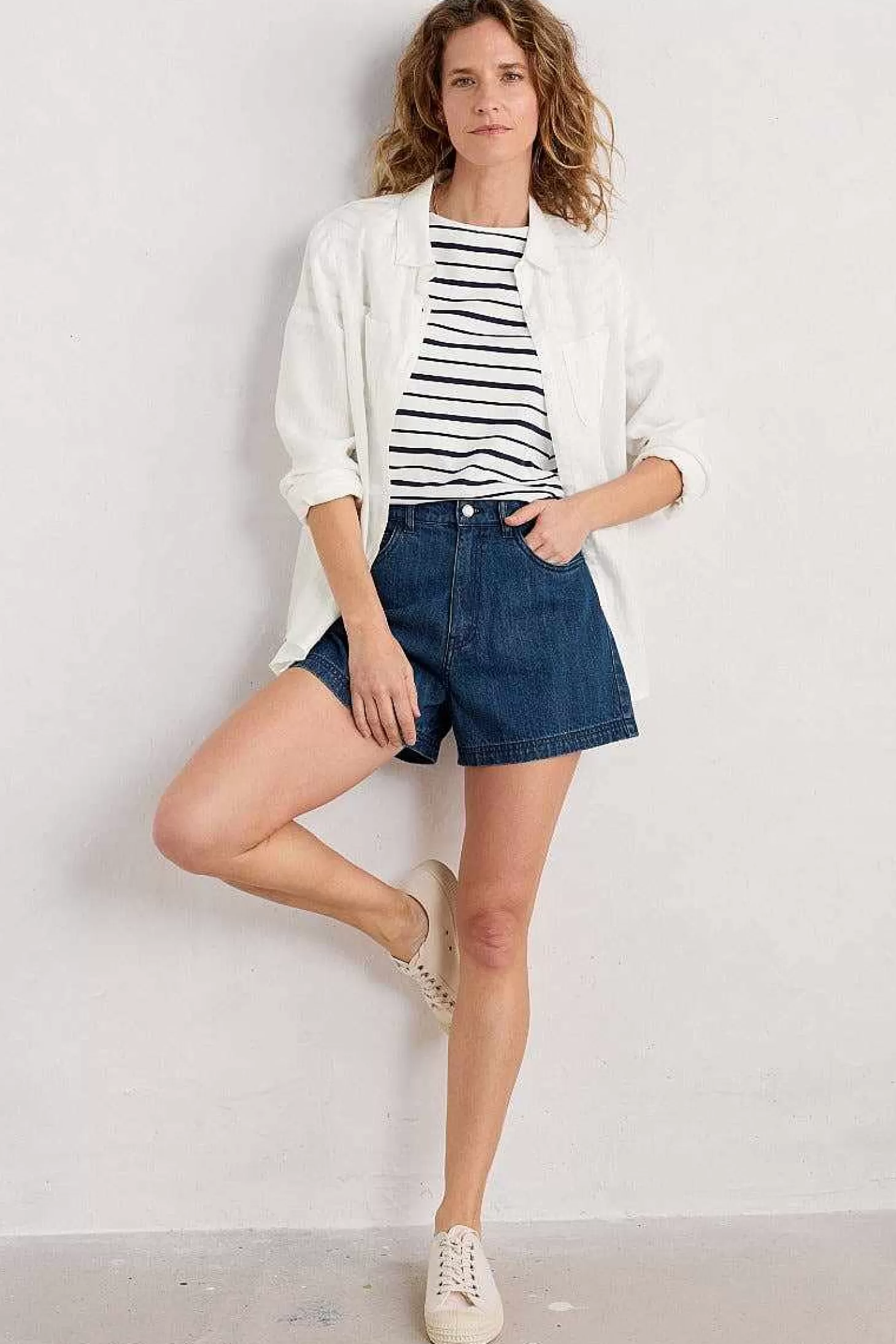 Women Seasalt Cornwall Holloway Denim Shorts