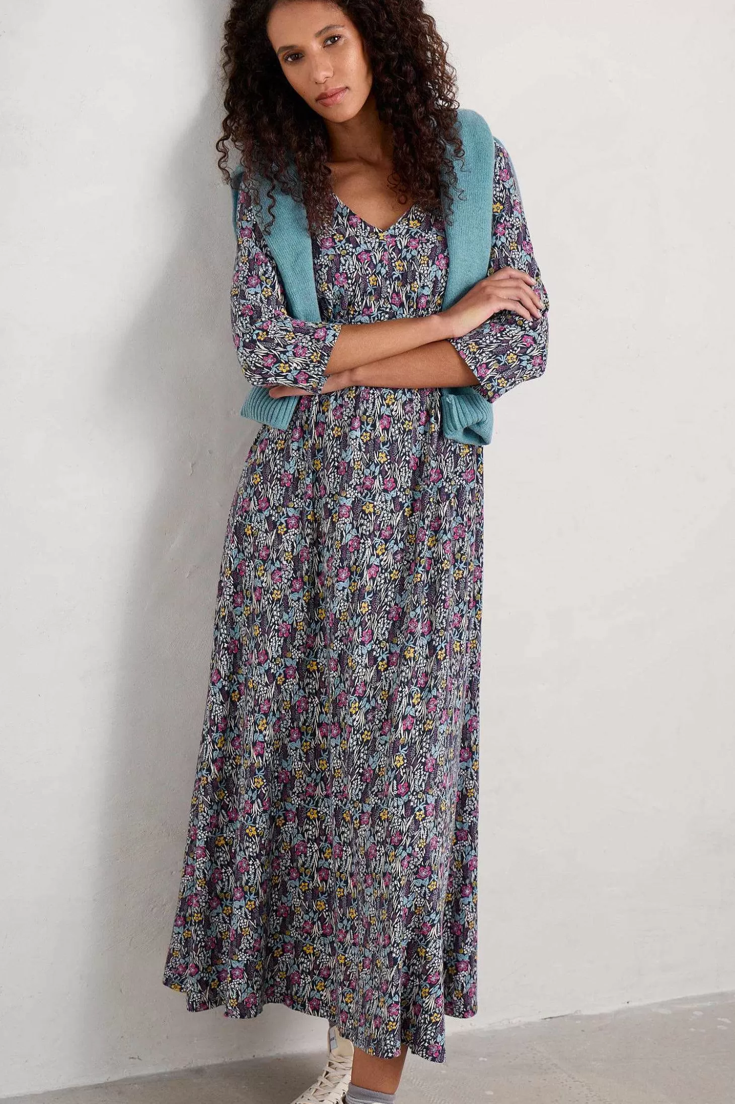 Women Seasalt Cornwall Maggie Maxi Dress (Gots)