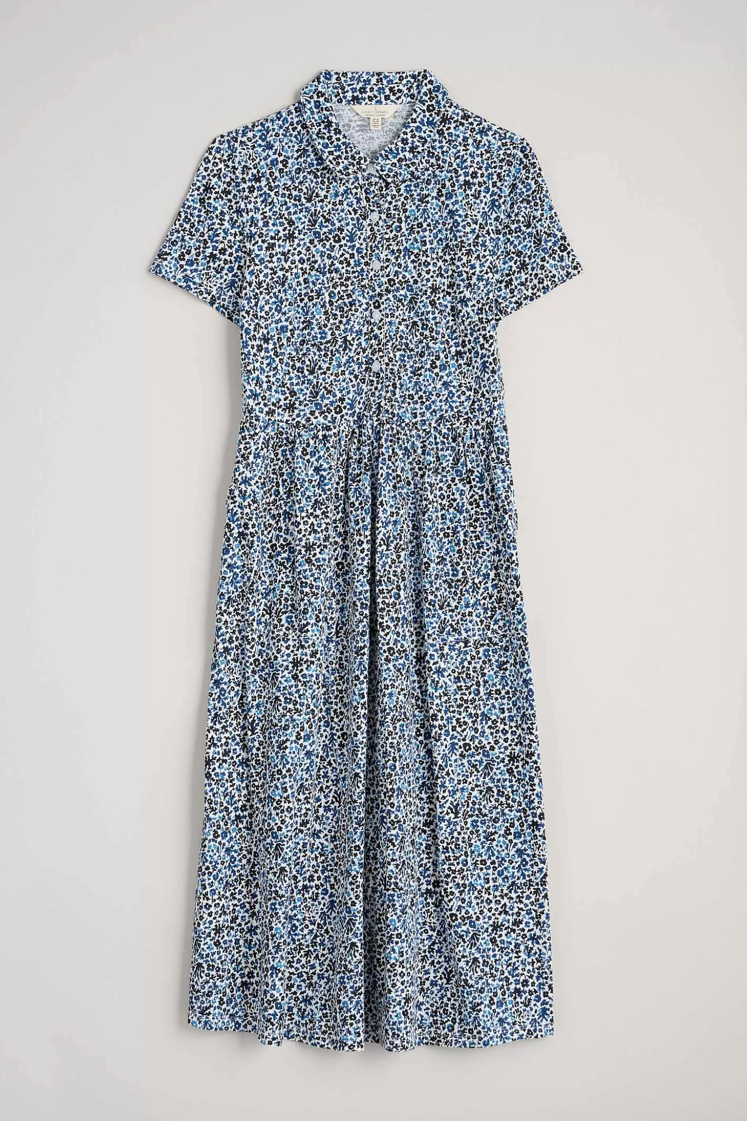 Women Seasalt Cornwall Mainland Jersey Midi Dress