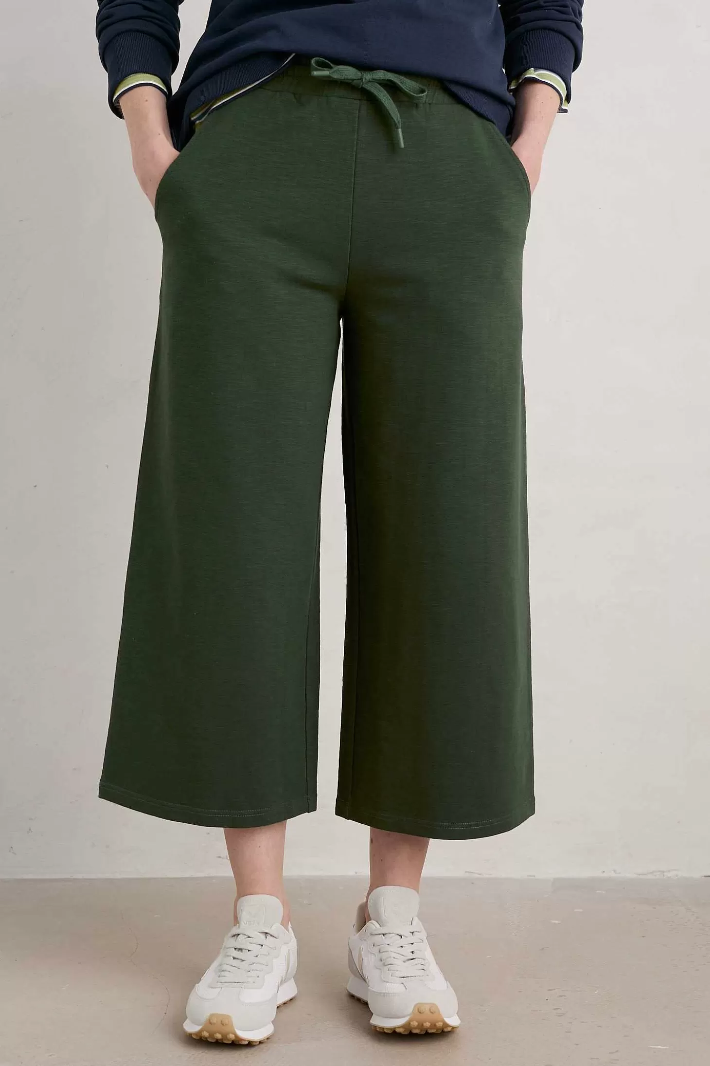 Women Seasalt Cornwall Meadow Stroll Wide Leg Trousers