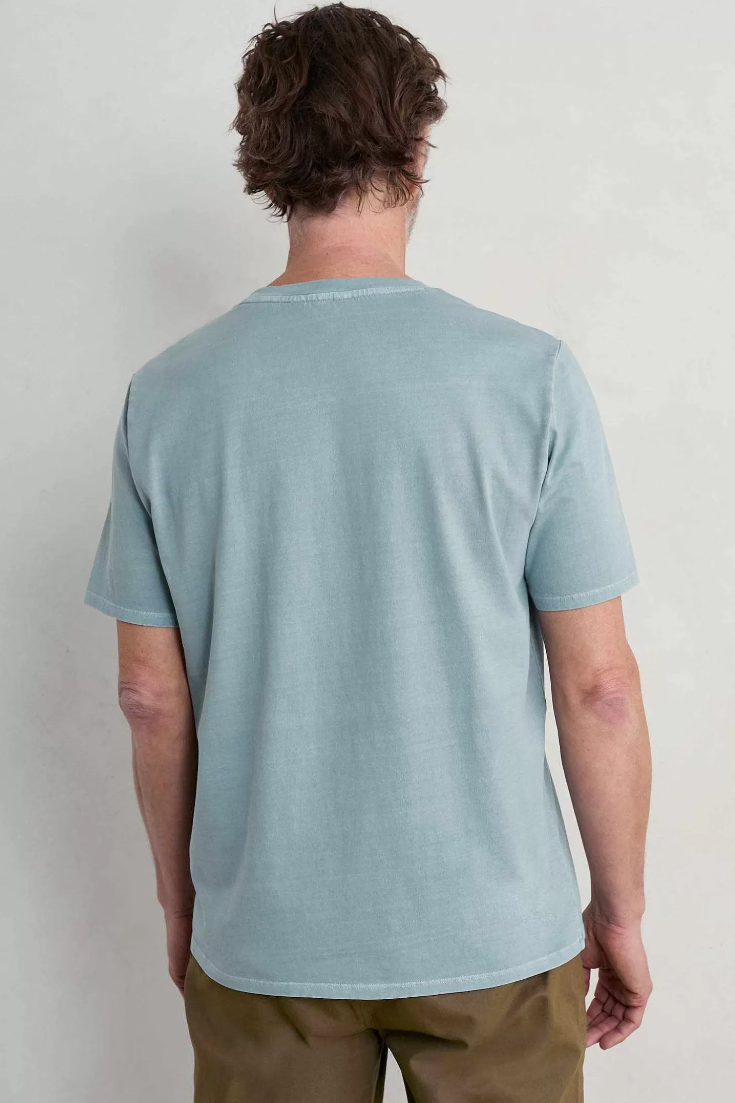 Men Seasalt Cornwall Men's Carreck Pigment-Dyed T-Shirt