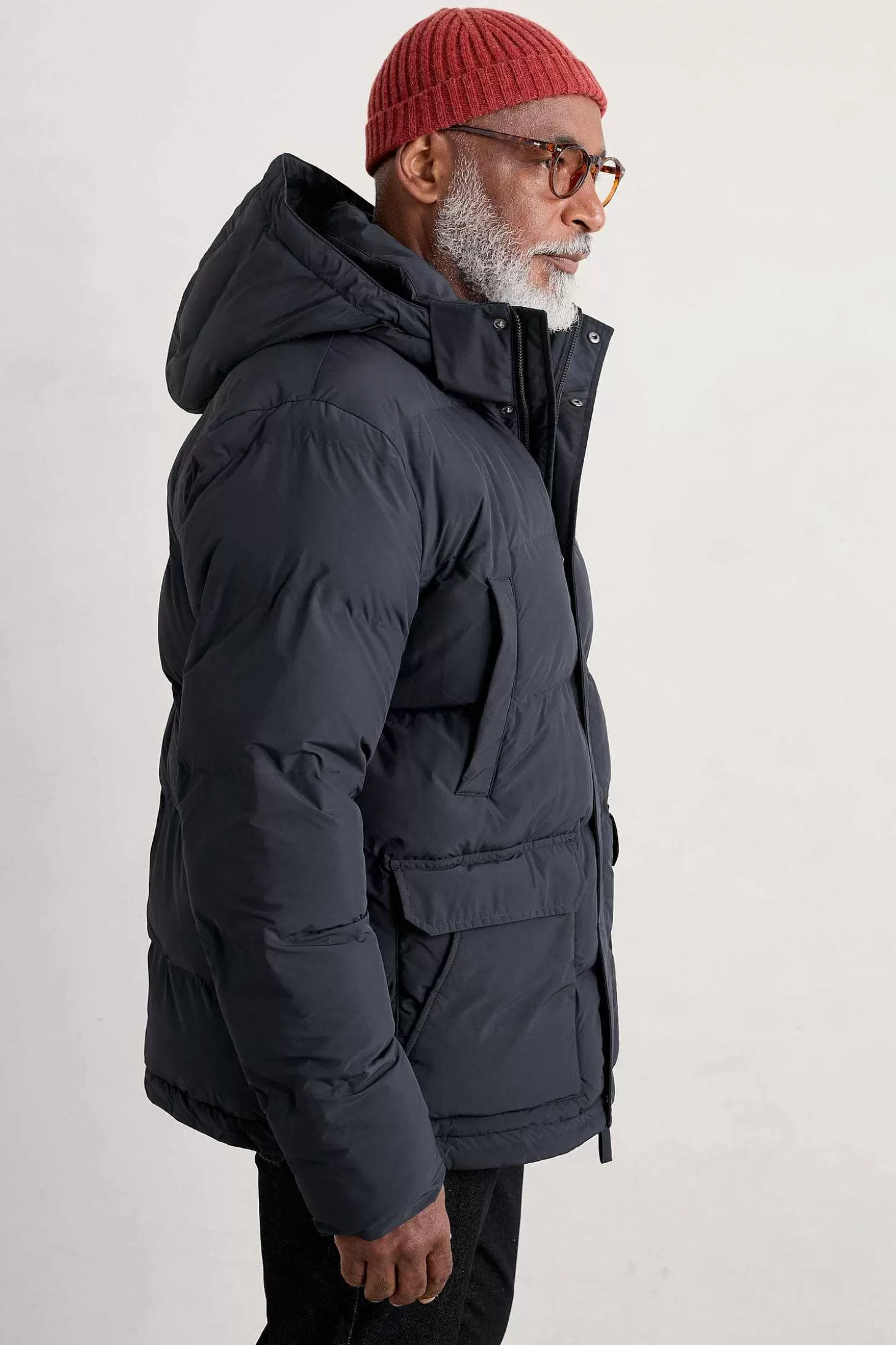 Men Seasalt Cornwall Men's Gatekeeper Waterproof Puffer Coat