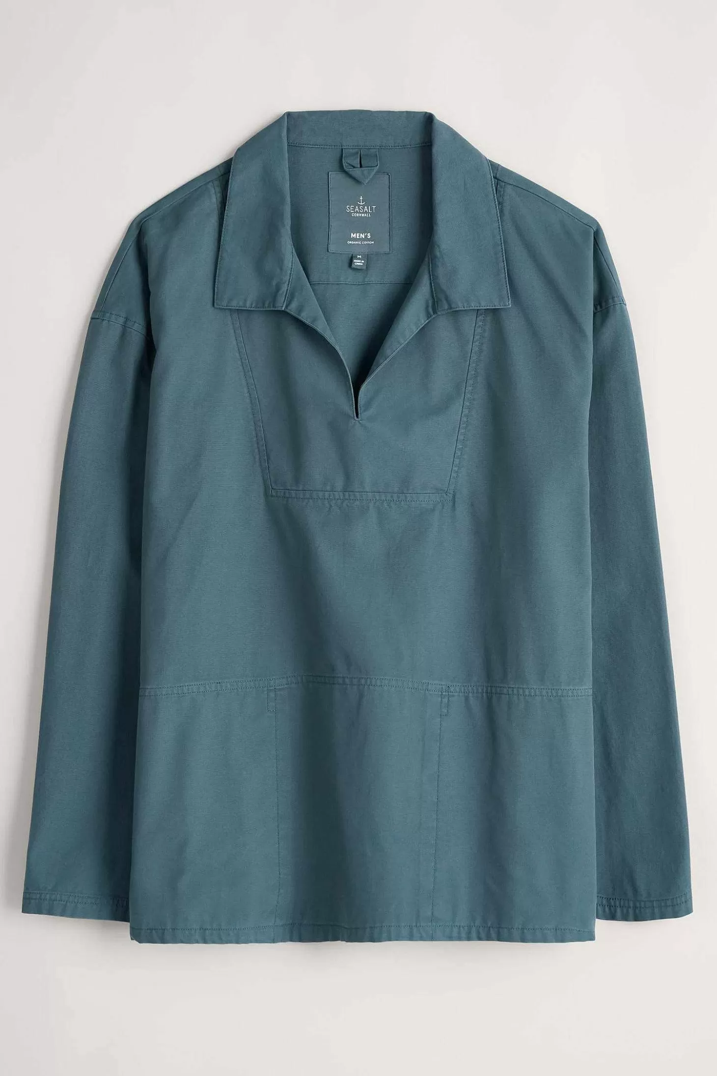 Men Seasalt Cornwall Men's Sidestone Cotton Canvas Smock