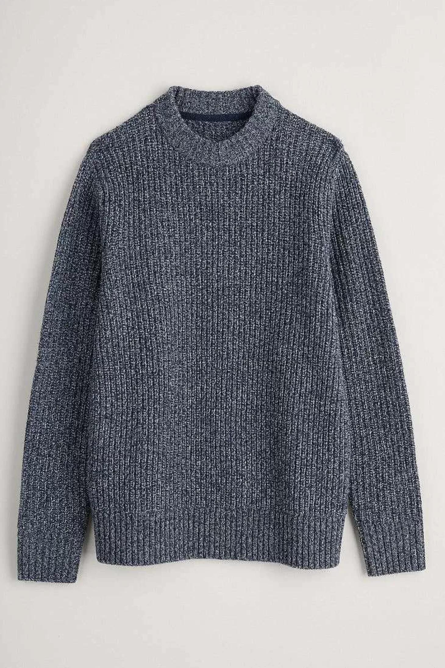 Men Seasalt Cornwall Men's Wheelwright Ribbed Lambswool Blend Jumper