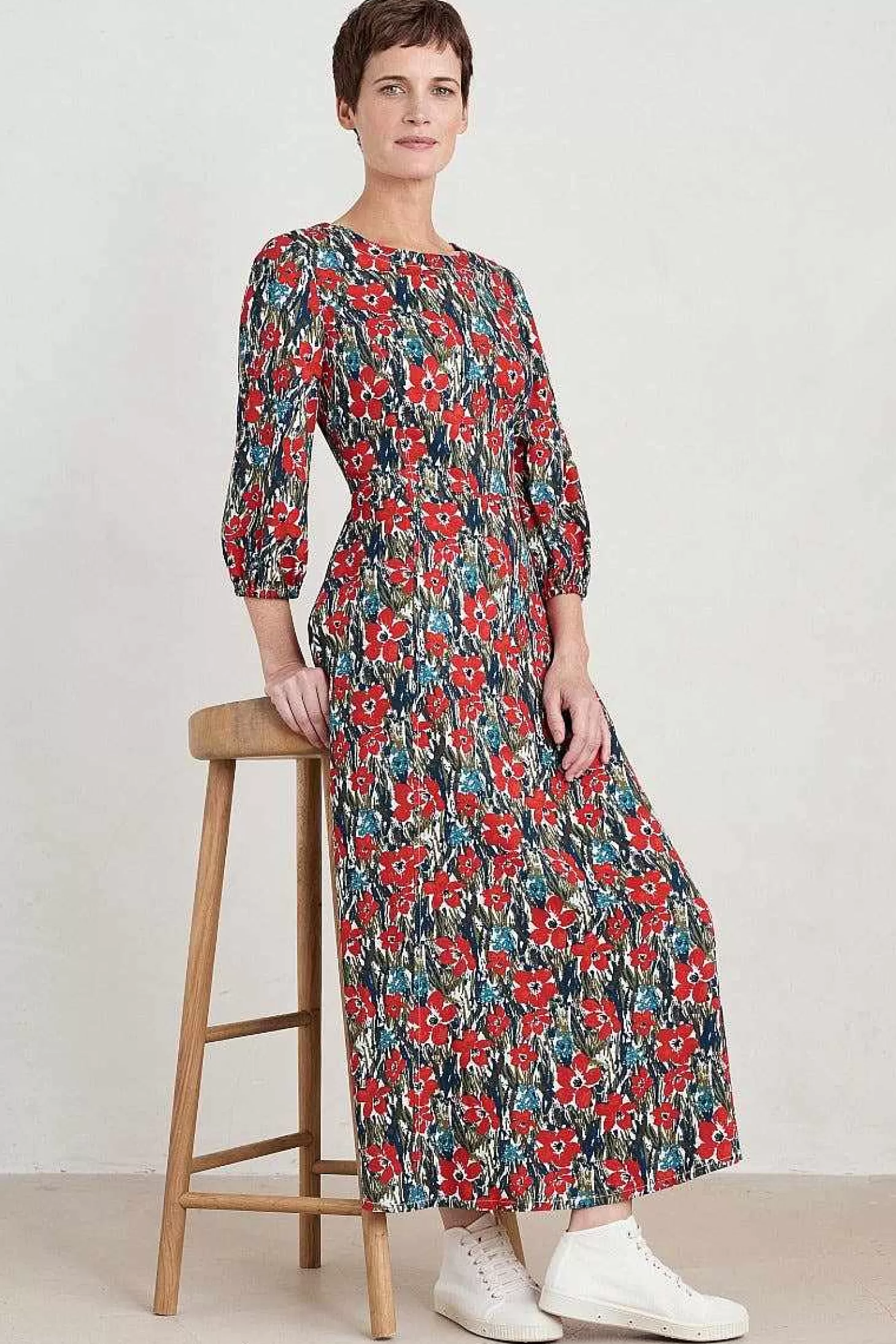 Women Seasalt Cornwall Pellar Floral Dress