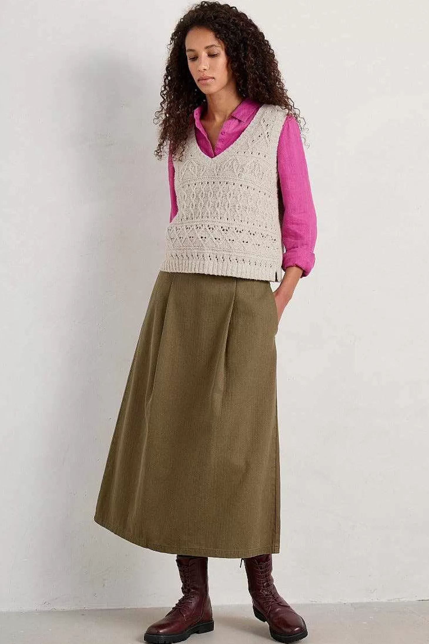 Women Seasalt Cornwall Penjerrick Midi Skirt