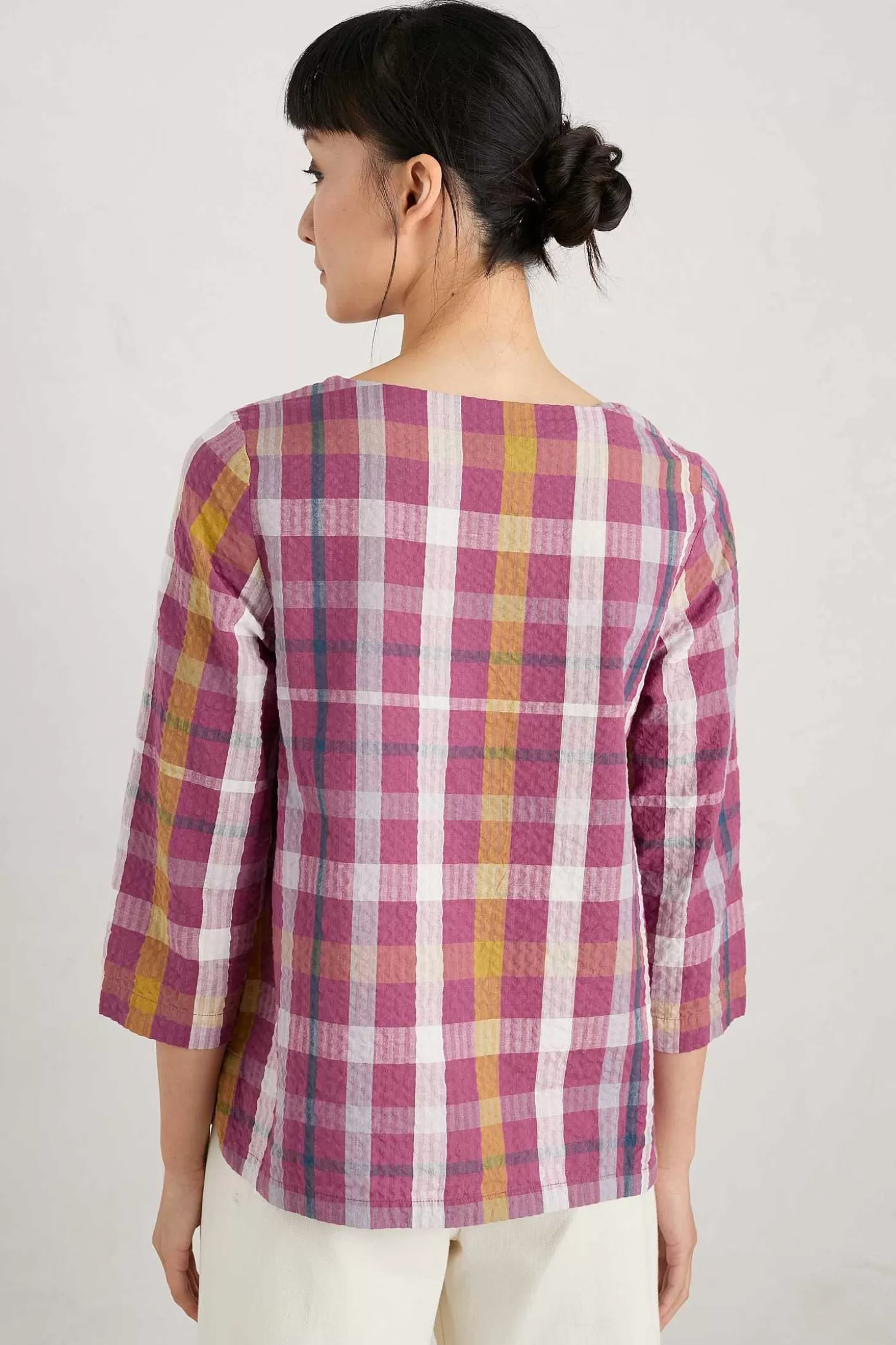 Women Seasalt Cornwall Riding High Checked Top