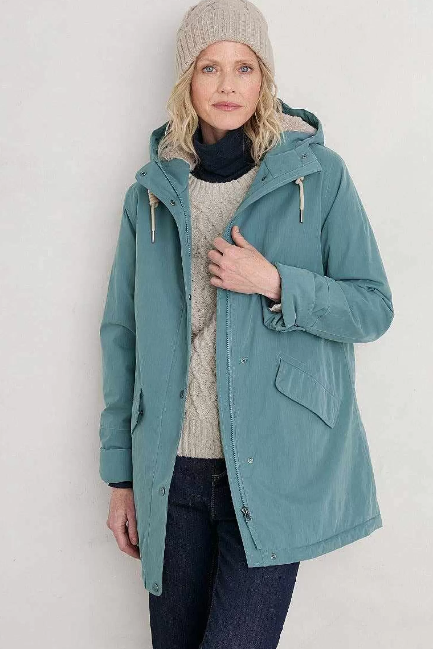 Women Seasalt Cornwall River Sea Waterproof Coat