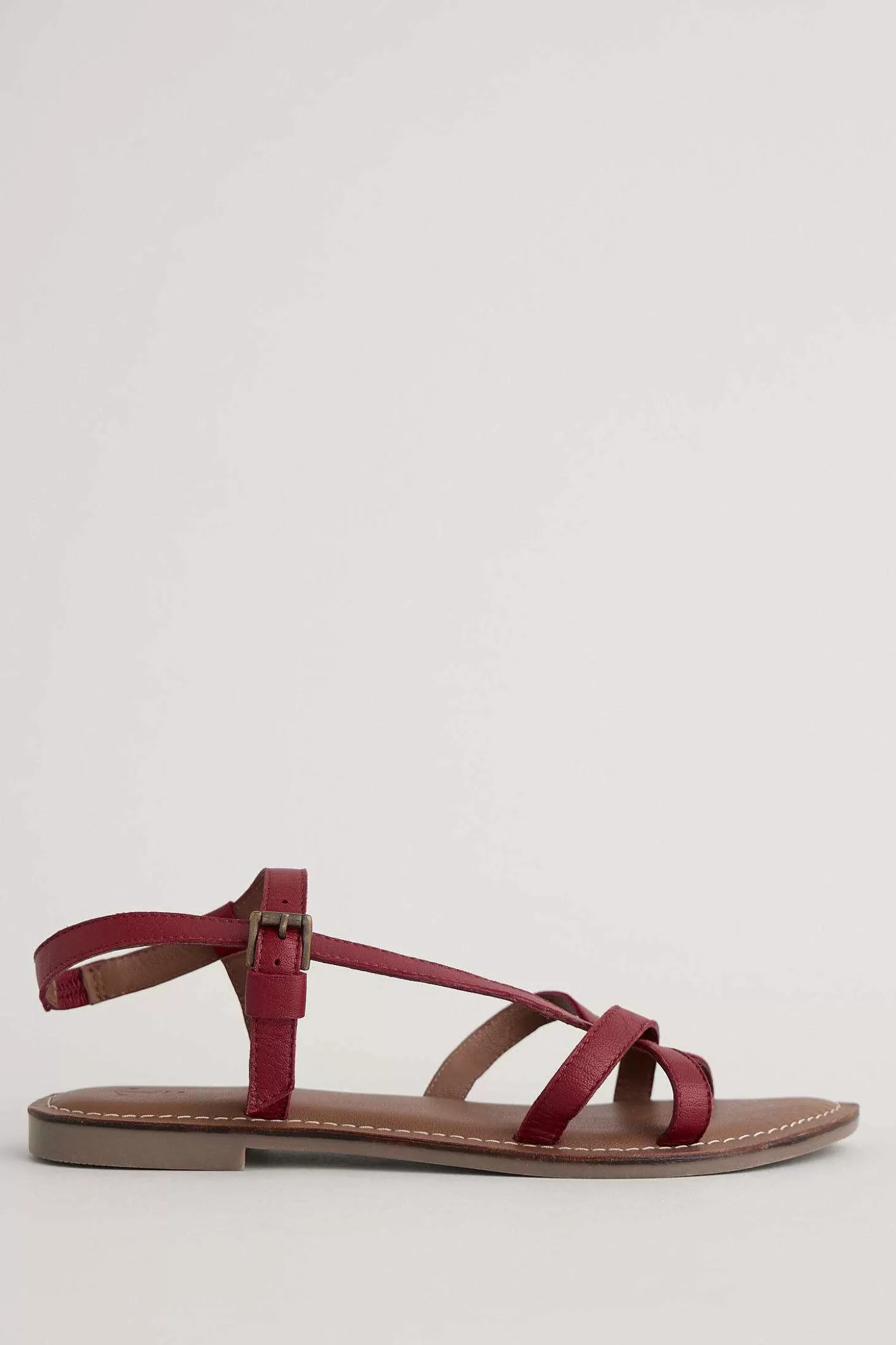 Women Seasalt Cornwall Sea Step Strappy Leather Sandals