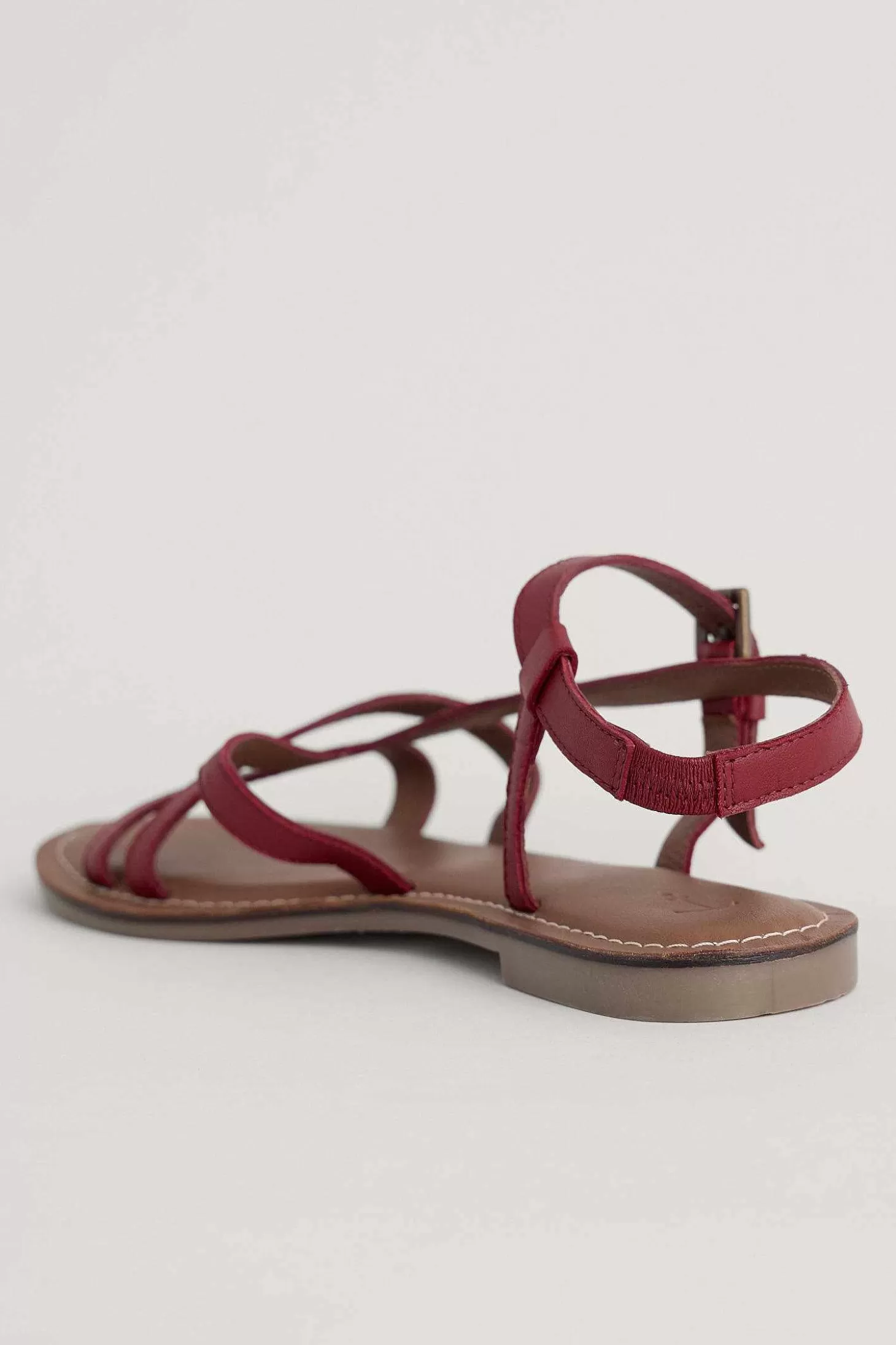 Women Seasalt Cornwall Sea Step Strappy Leather Sandals