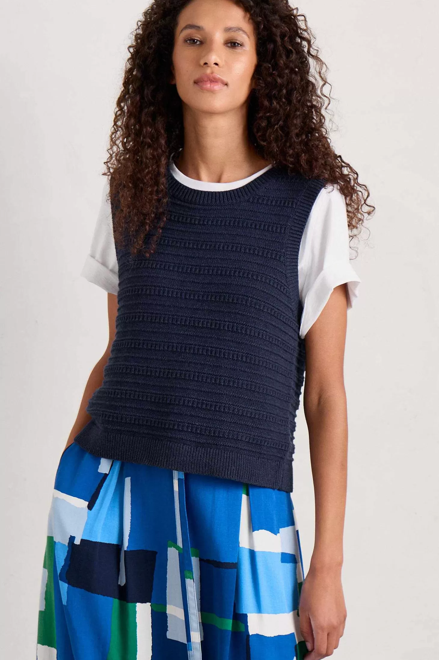 Women Seasalt Cornwall Tepel Knitted Vest