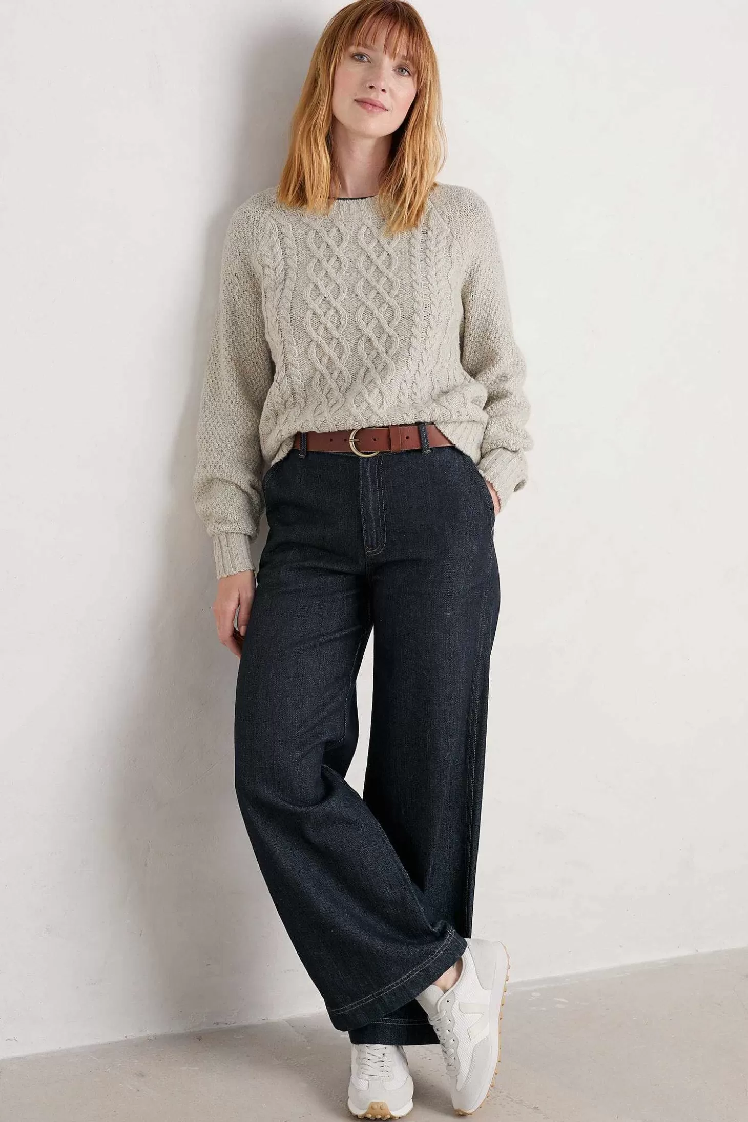 Women Seasalt Cornwall Tressa Cable Knit Jumper