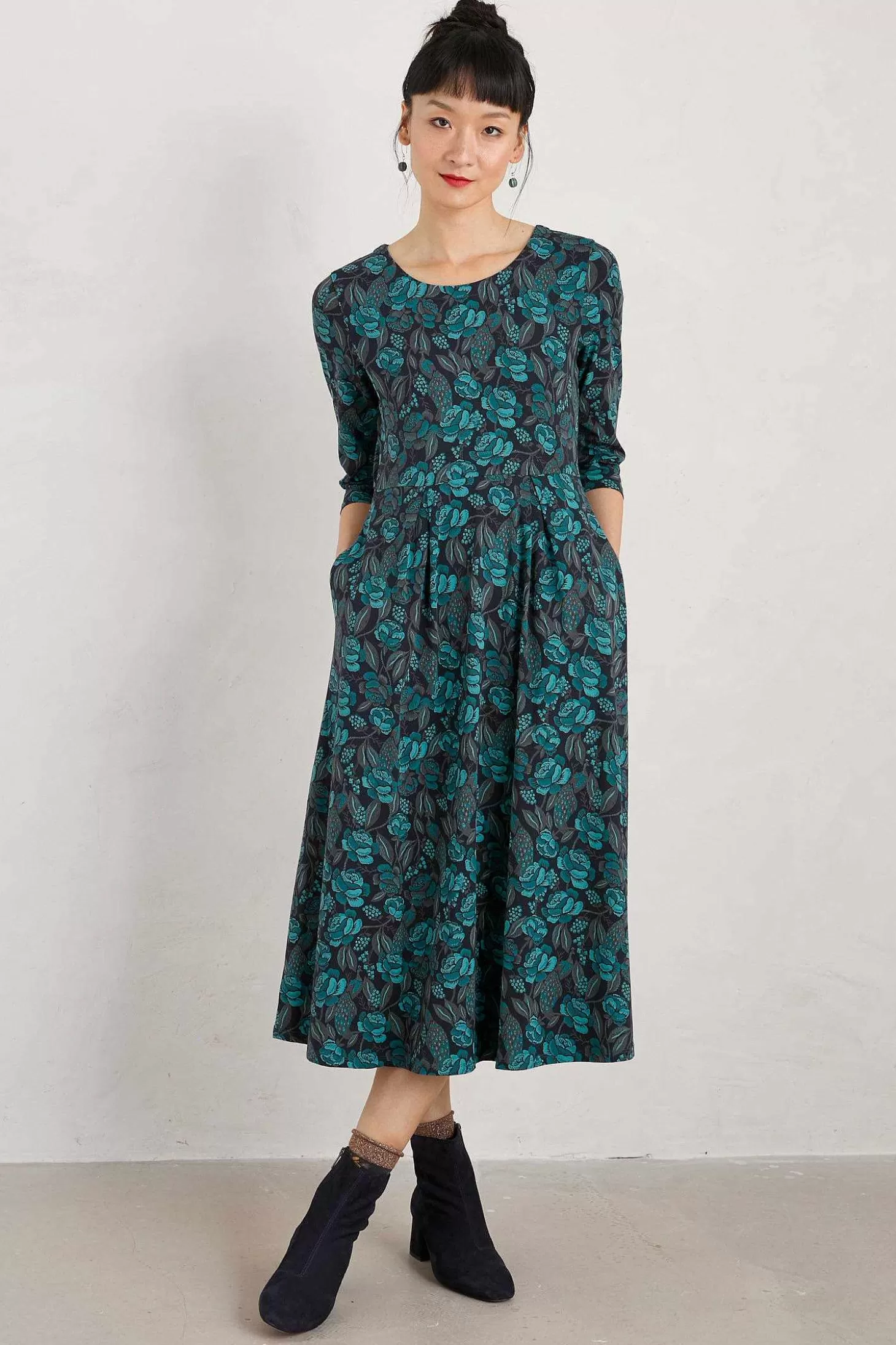 Women Seasalt Cornwall Veronica Midi Dress (Gots)