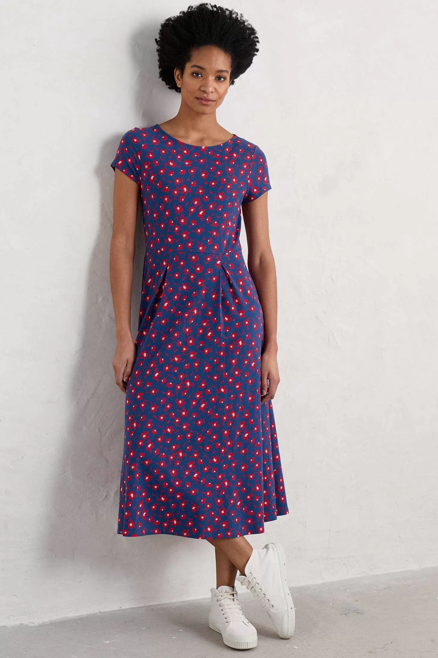 Women Seasalt Cornwall Wild Bouquet Jersey Dress