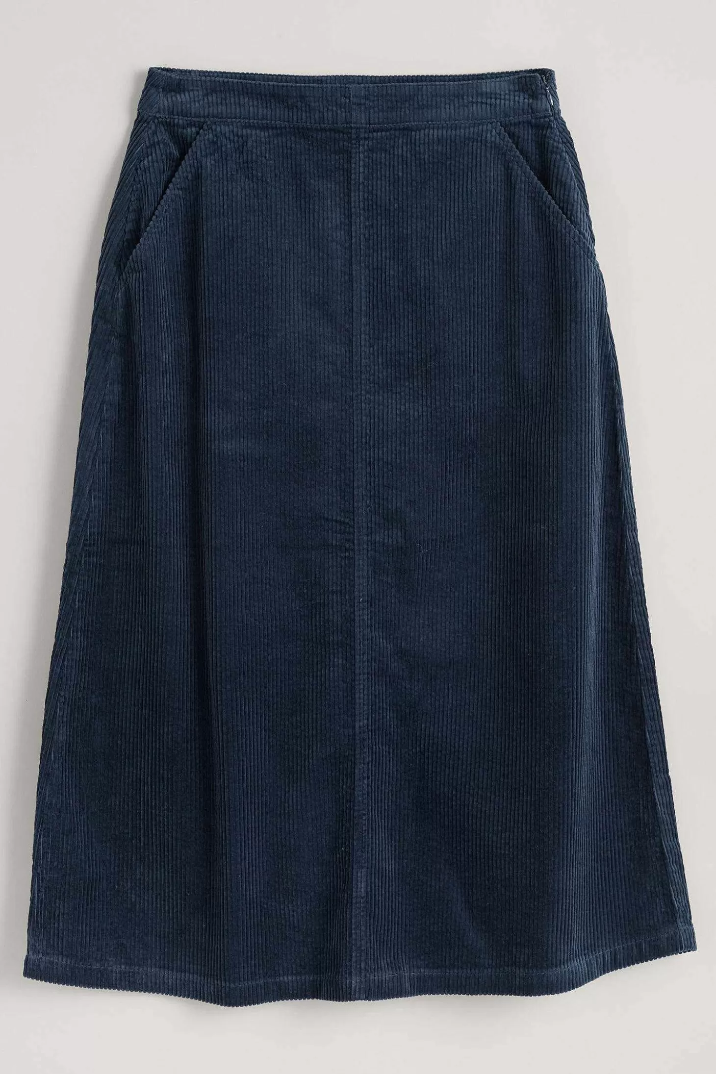 Women Seasalt Cornwall Window Wren Cord Midi Skirt