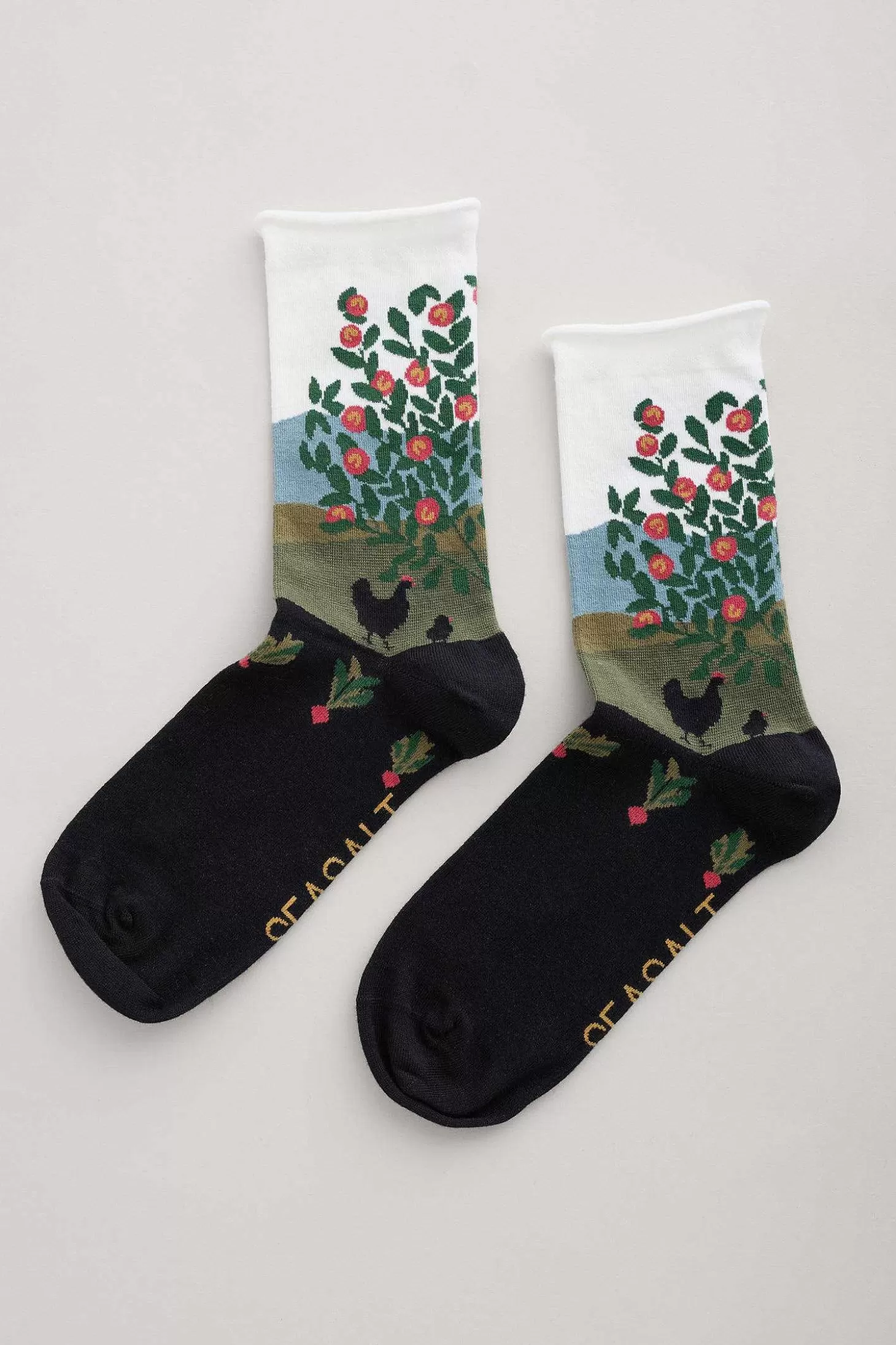 Women Seasalt Cornwall Women's Postcard Organic Cotton Socks